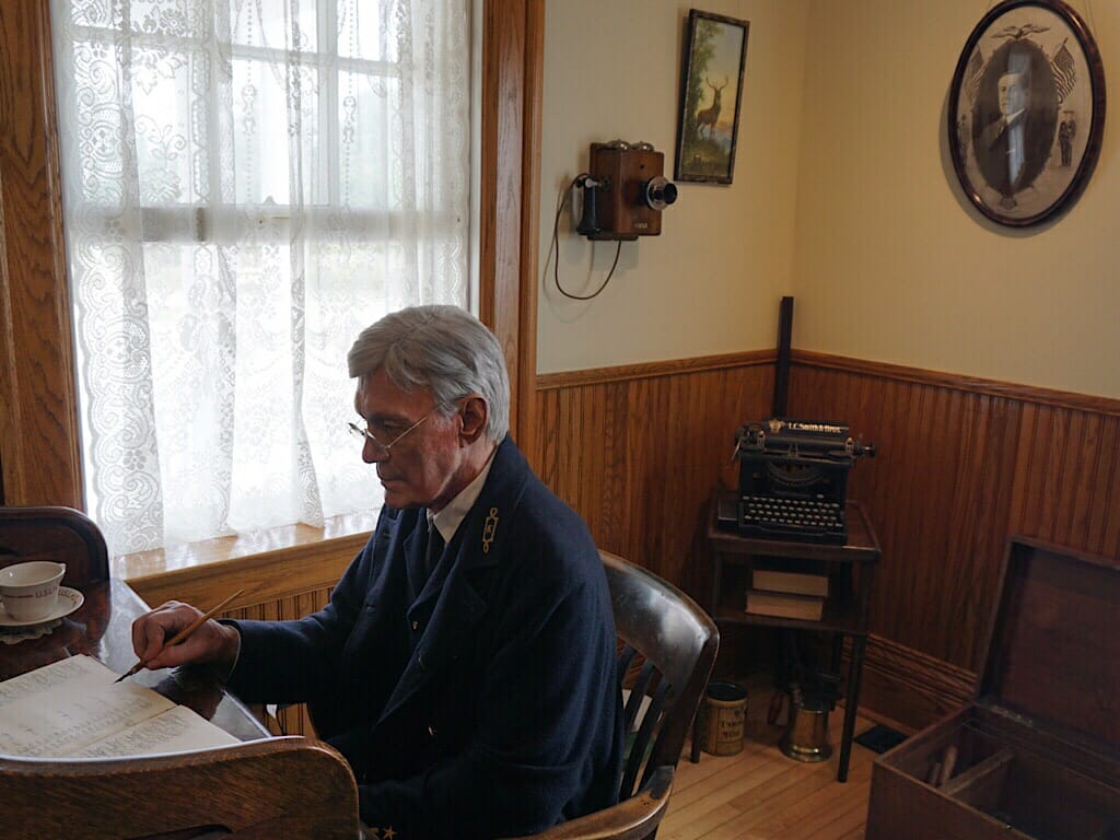 Inside the Lightkeeper’s quarters at Whitefish Point