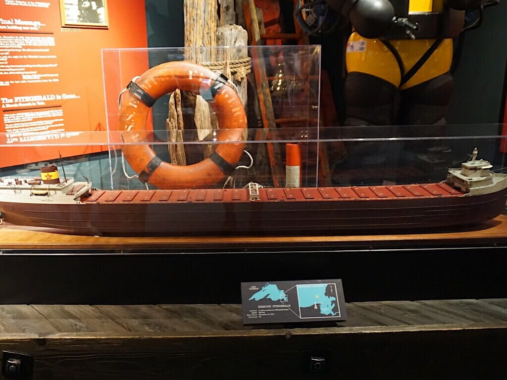 Model of the Edmund Fitzgerald