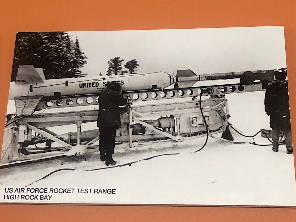 Keweenaw Rocket Range Historic photo