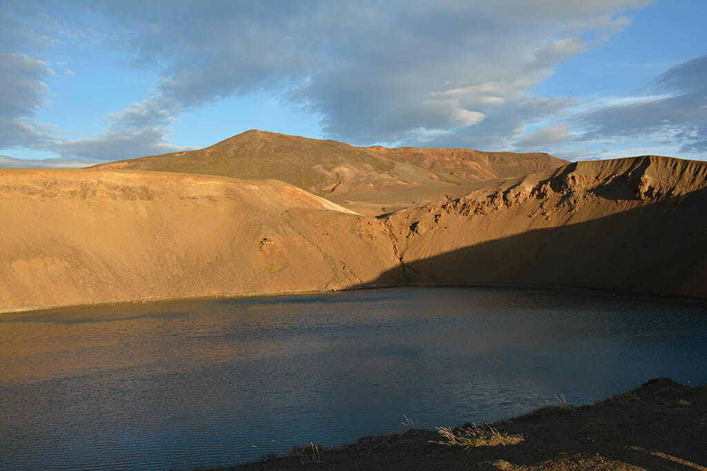 Caldera of Krafla 