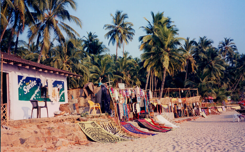 Wares for sale in Palolem