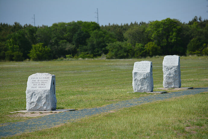 Walking the path of the first airstrip