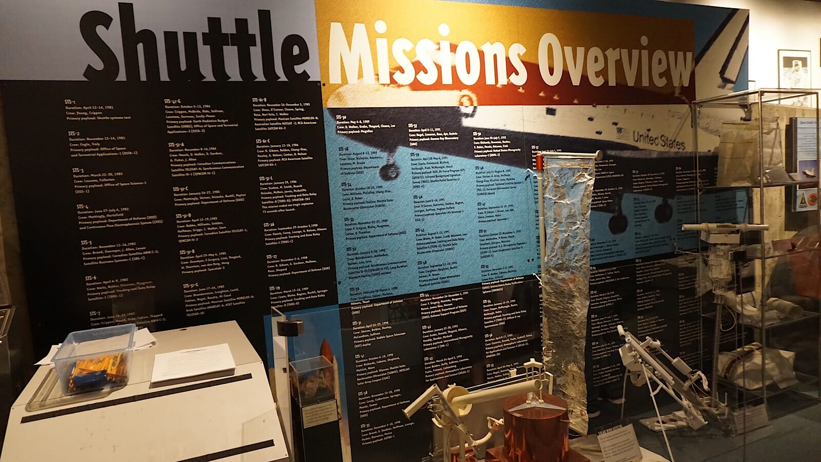 Space shuttle gallery Armstrong Air and Space Museum