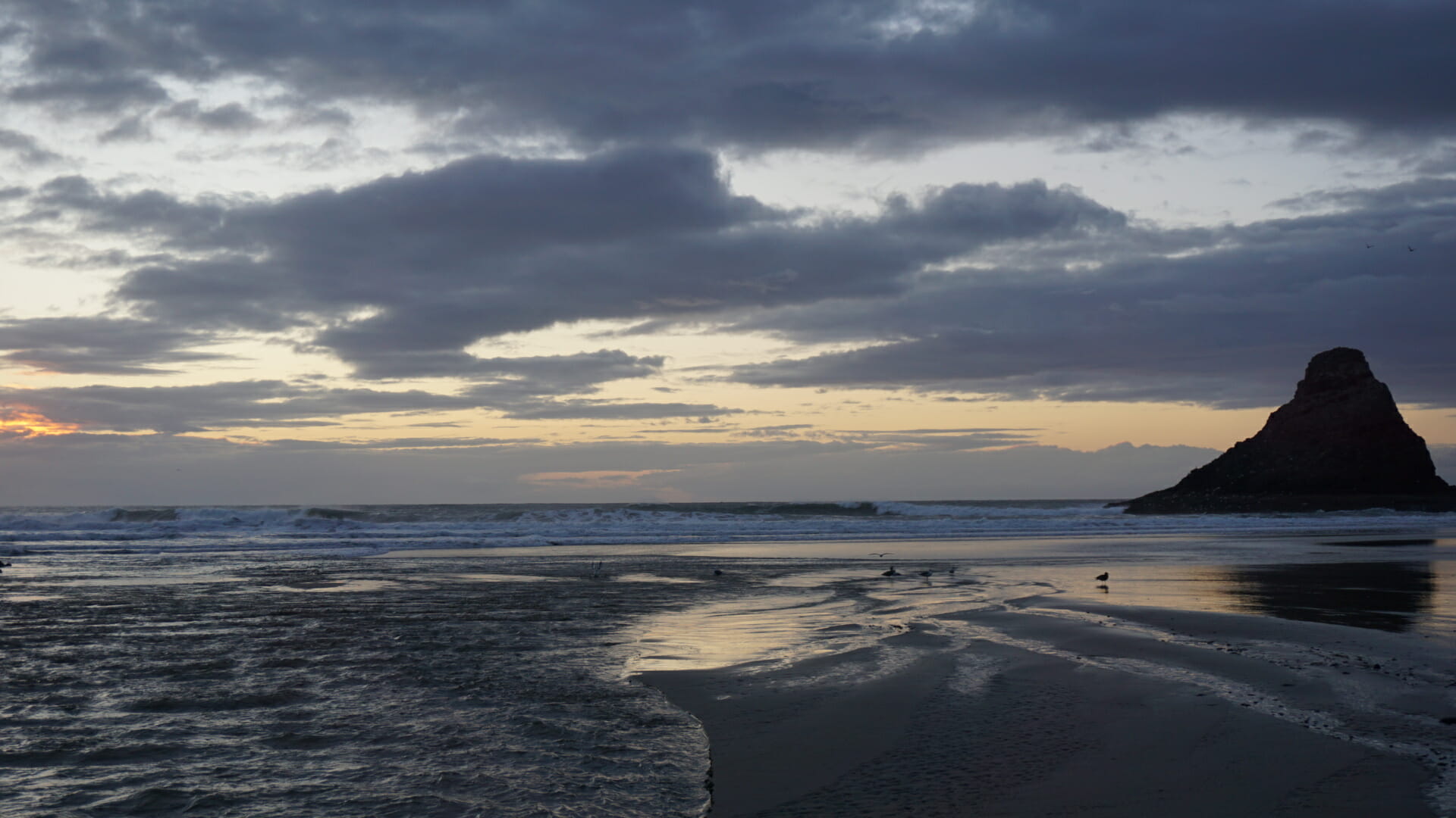 Sunset on the Oregon Coast Trail