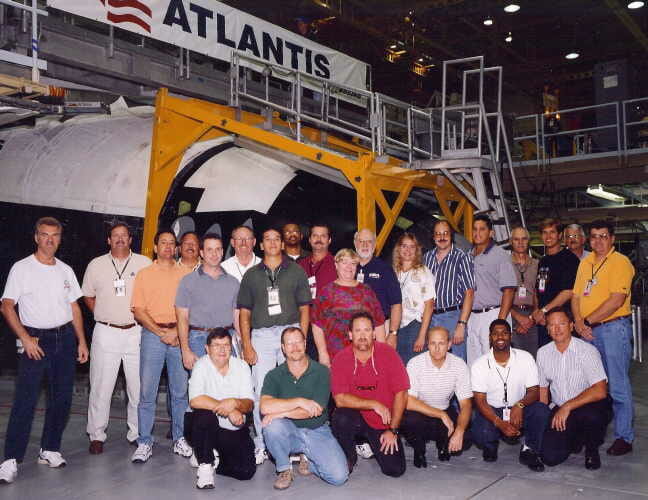 Shuttle Atlantis team