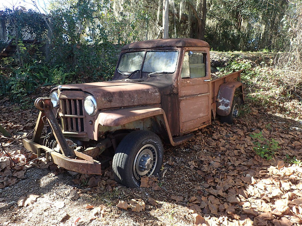 A Willys pickup