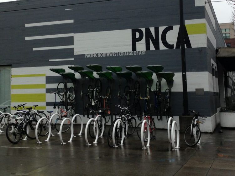 Bikes in the Pearl District of Portland