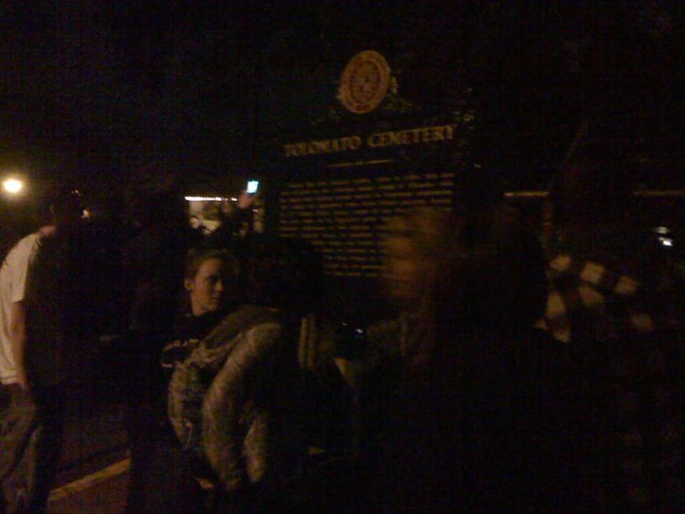 Ghostly face at Tolomato Cemetery St Augustine