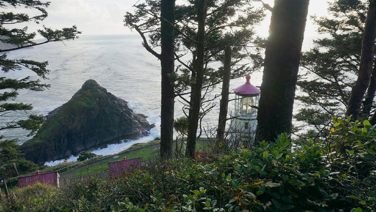 Heceta Head from the Oregon Coast Trail