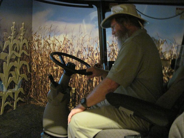 harvester at the Indiana State Museum