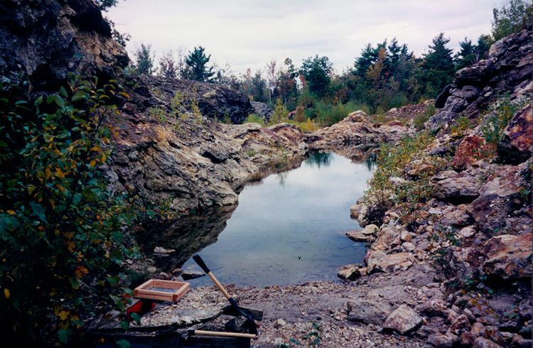 Poland Maine quarry rockhounding