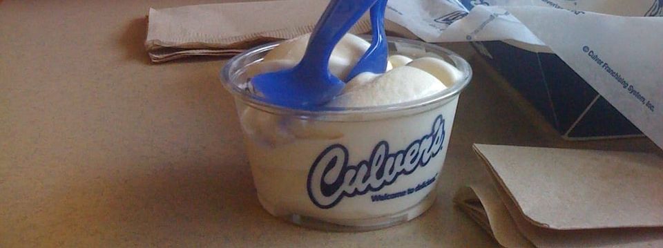 Culver's custard in a cup
