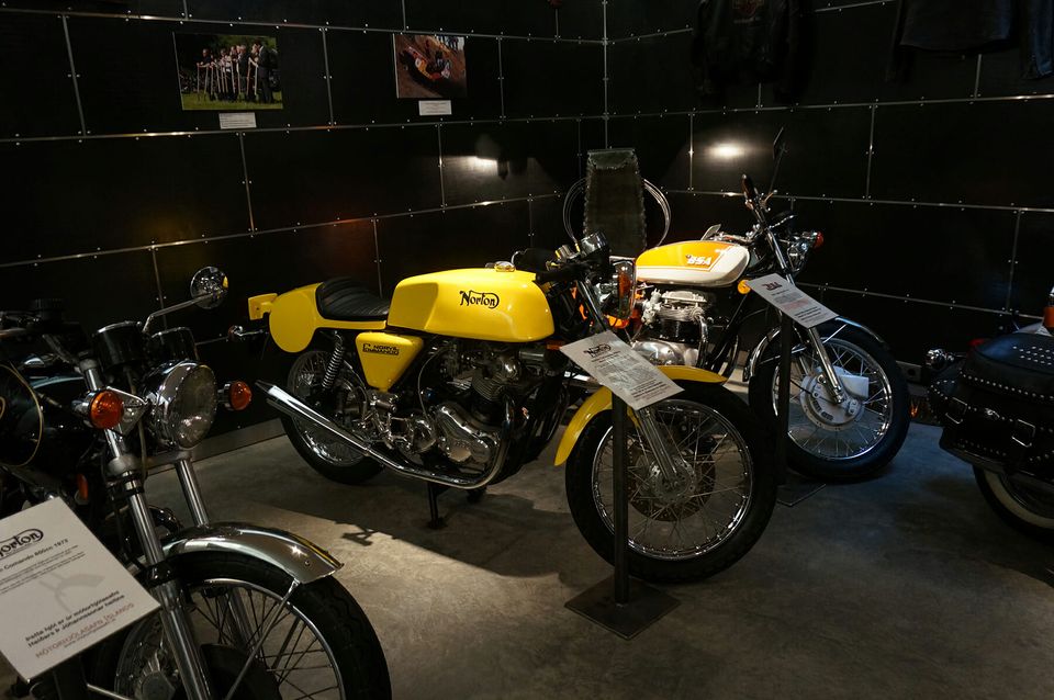 1970s Norton Commando and BSA