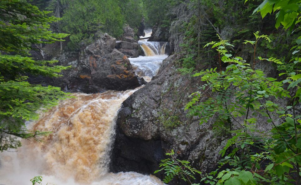 Cascade River waterfalls