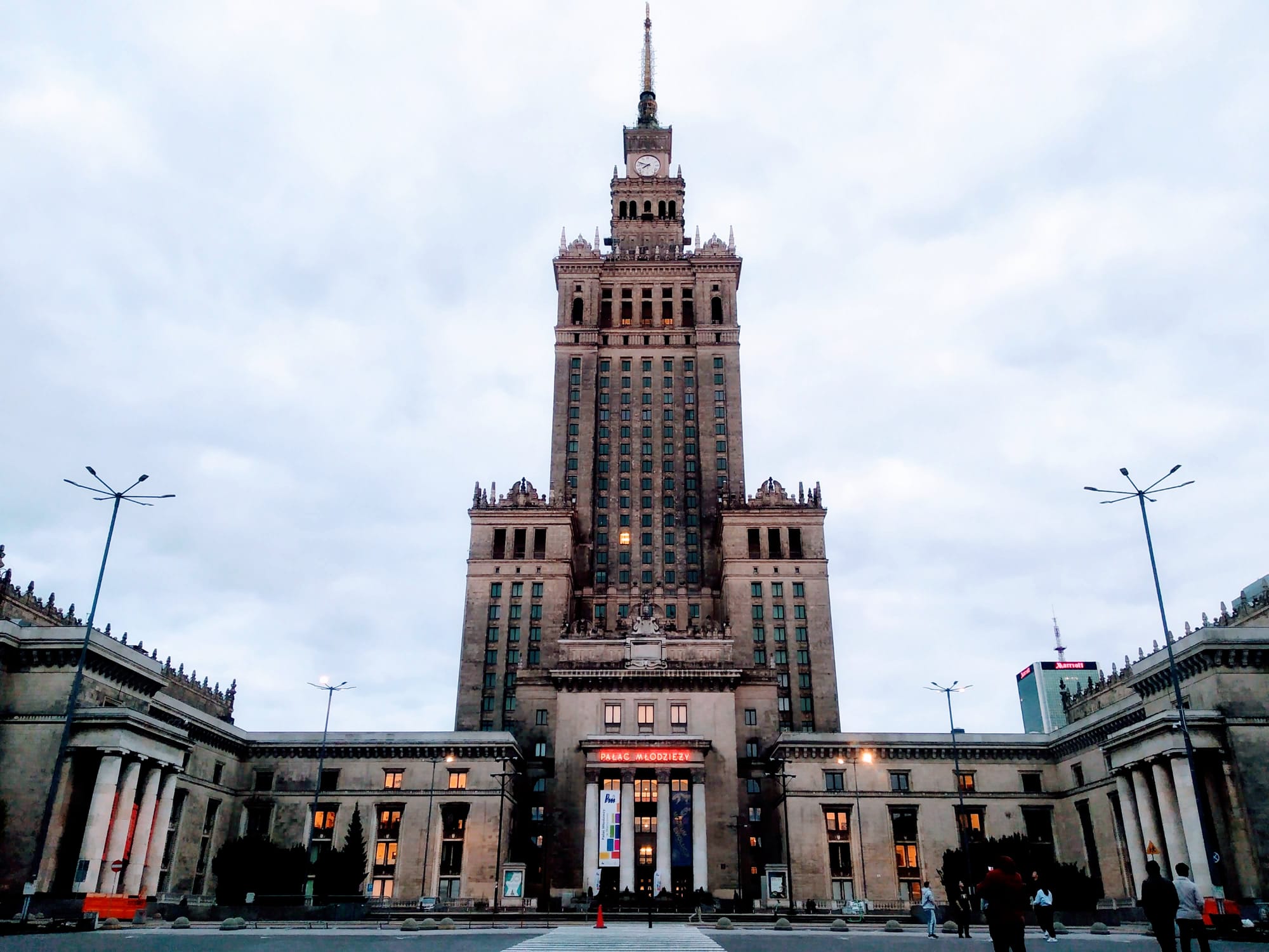 The Palace of Culture and Science as seen from the Plac Centralny.