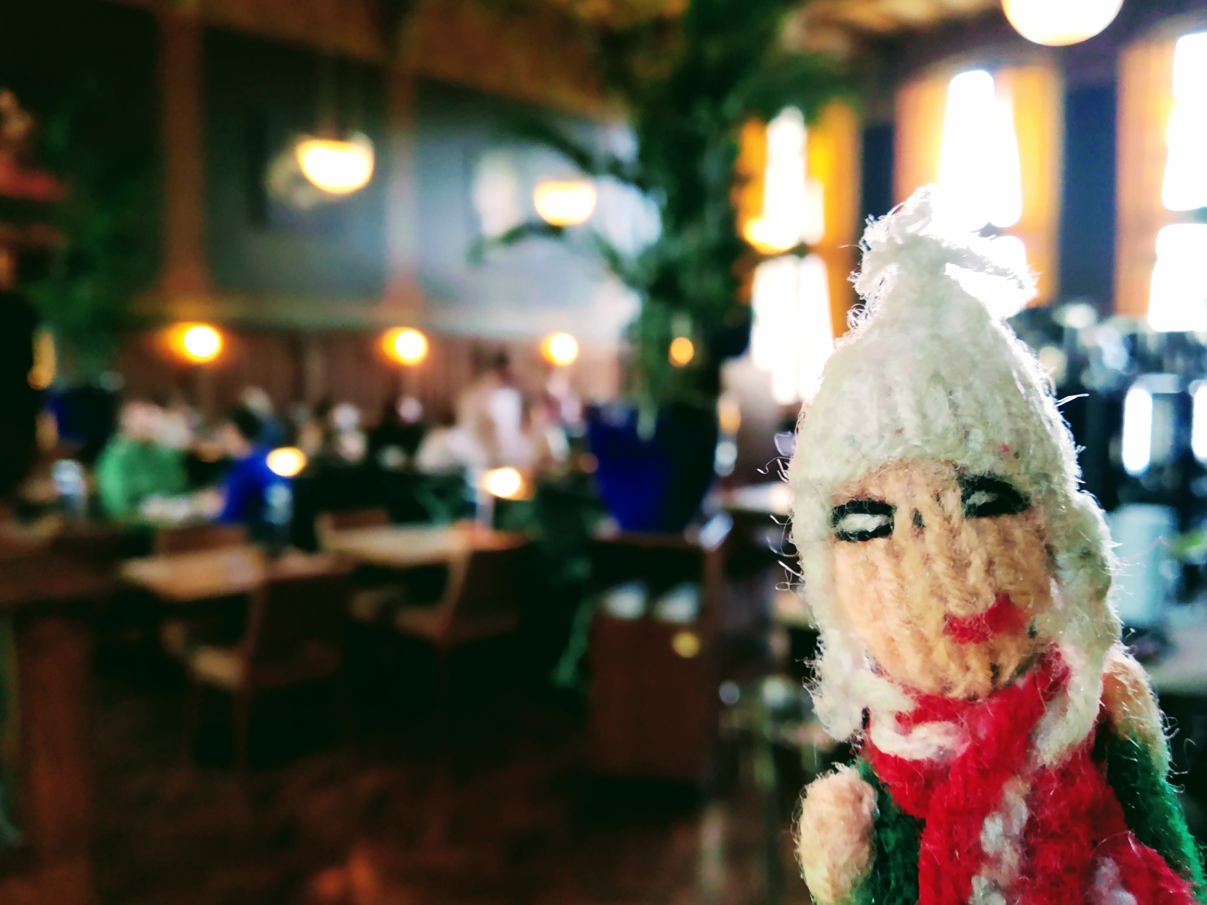 Puppet in the old first class waiting room in Amsterdam Centraal.