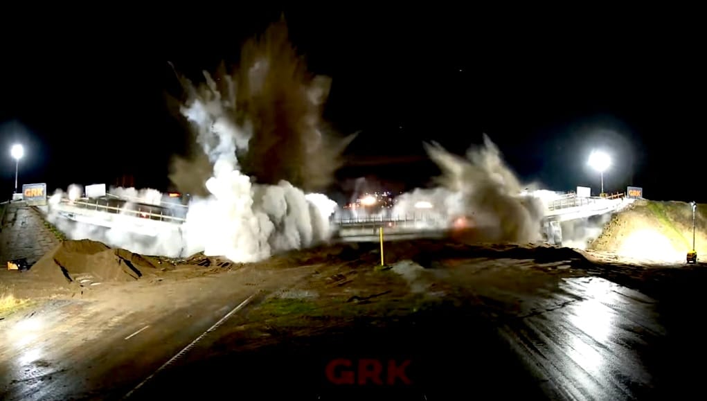 Estonian Defence Forces and NATO Allies Blow Up Kanama Viaduct to Pave Way for Military-Grade Infrastructure