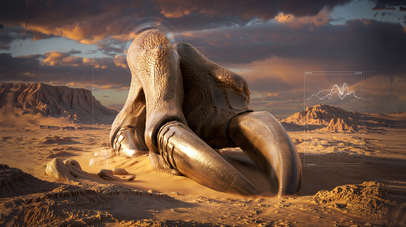 The Giant Claw of Time: A Discovery from the Deep Past