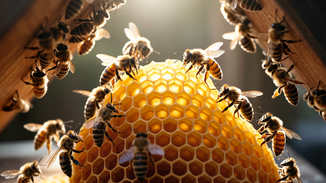 Nature's Tiny Engineers: The Mathematical Genius of Honeycomb Hexagons