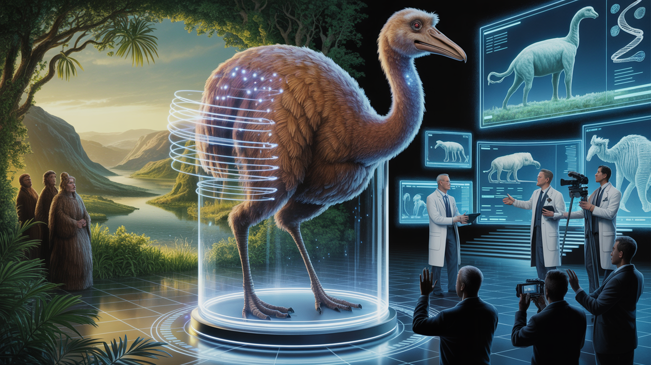 Reviving the Moa: Colossal Biosciences’ Audacious De-Extinction Gamble and Its Echoes in Human Evolution
