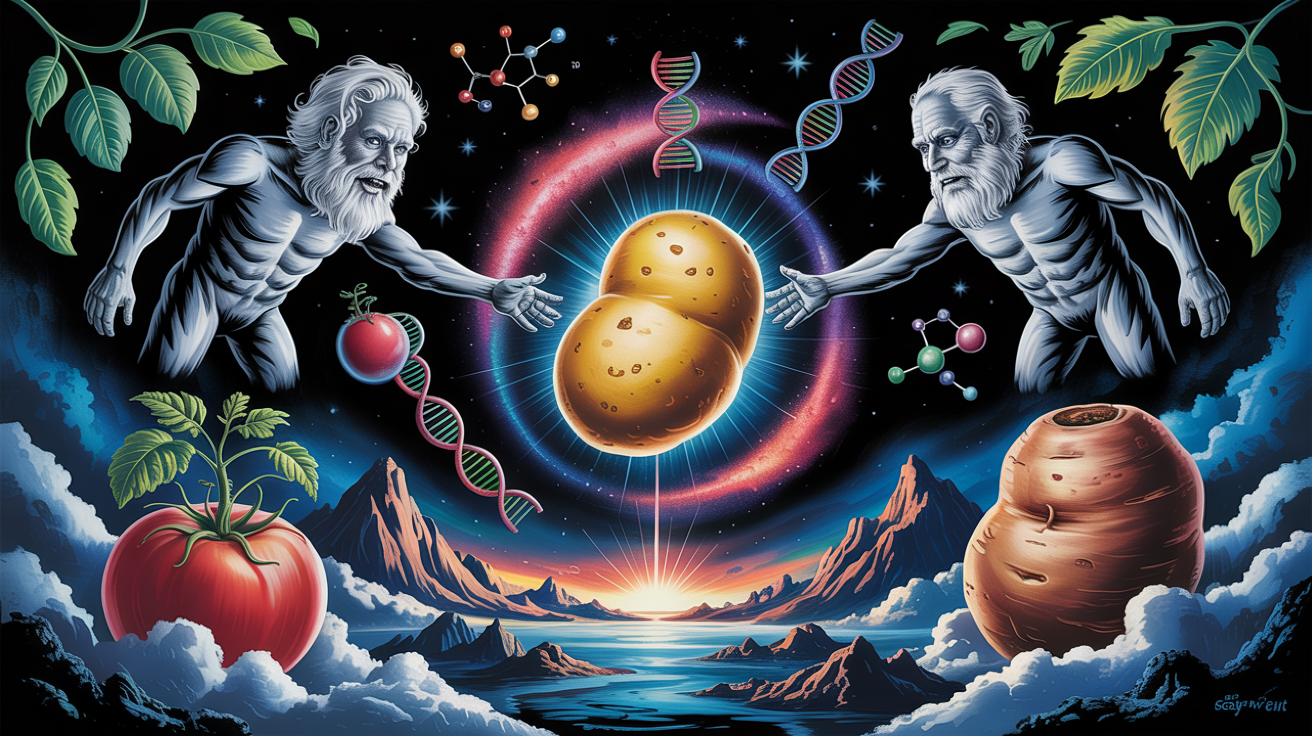 The Cosmic Potato: How a 9-Million-Year-Old Romance Between a Tomato and a Tuber Solved an Evolutionary Enigma and Could Secure Our Future