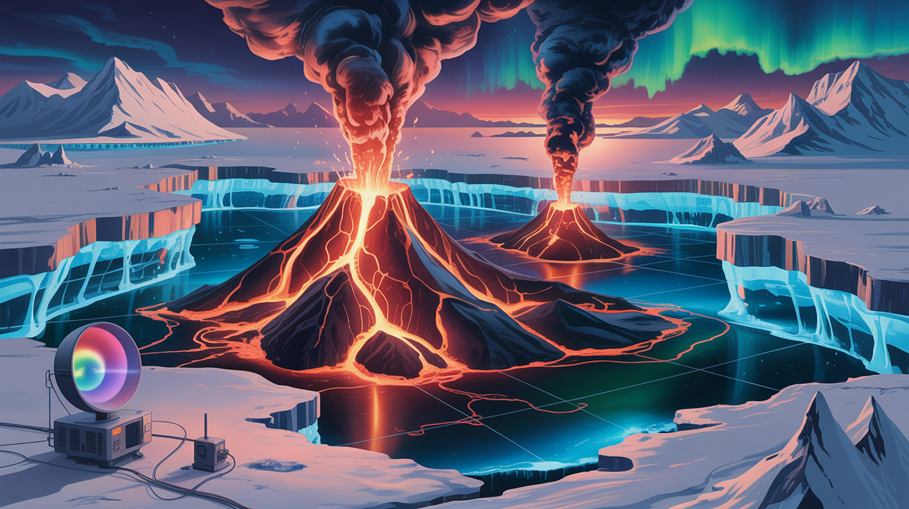 Hidden Fire Beneath the Ice: Antarctica’s Subglacial Volcanoes and Their Global Implications