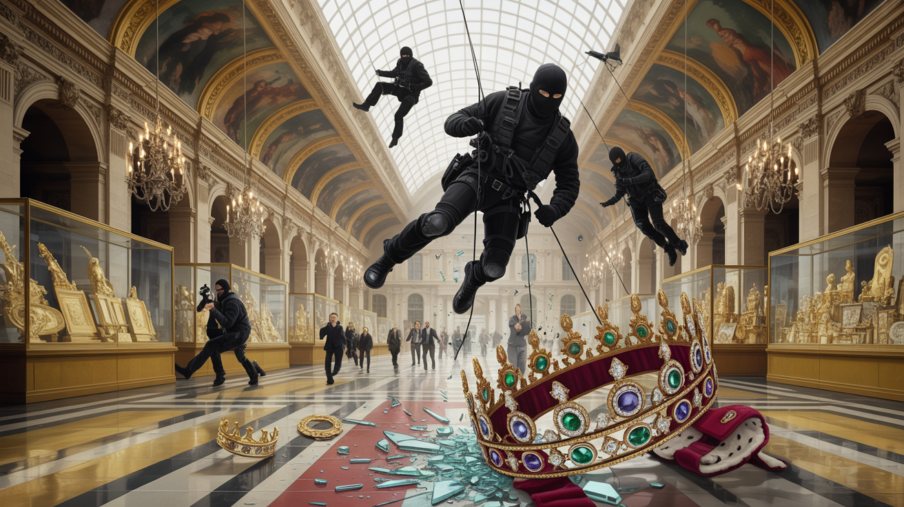 The Daring Daylight Heist: Thieves Plunder Priceless Treasures from the Louvre’s Heart