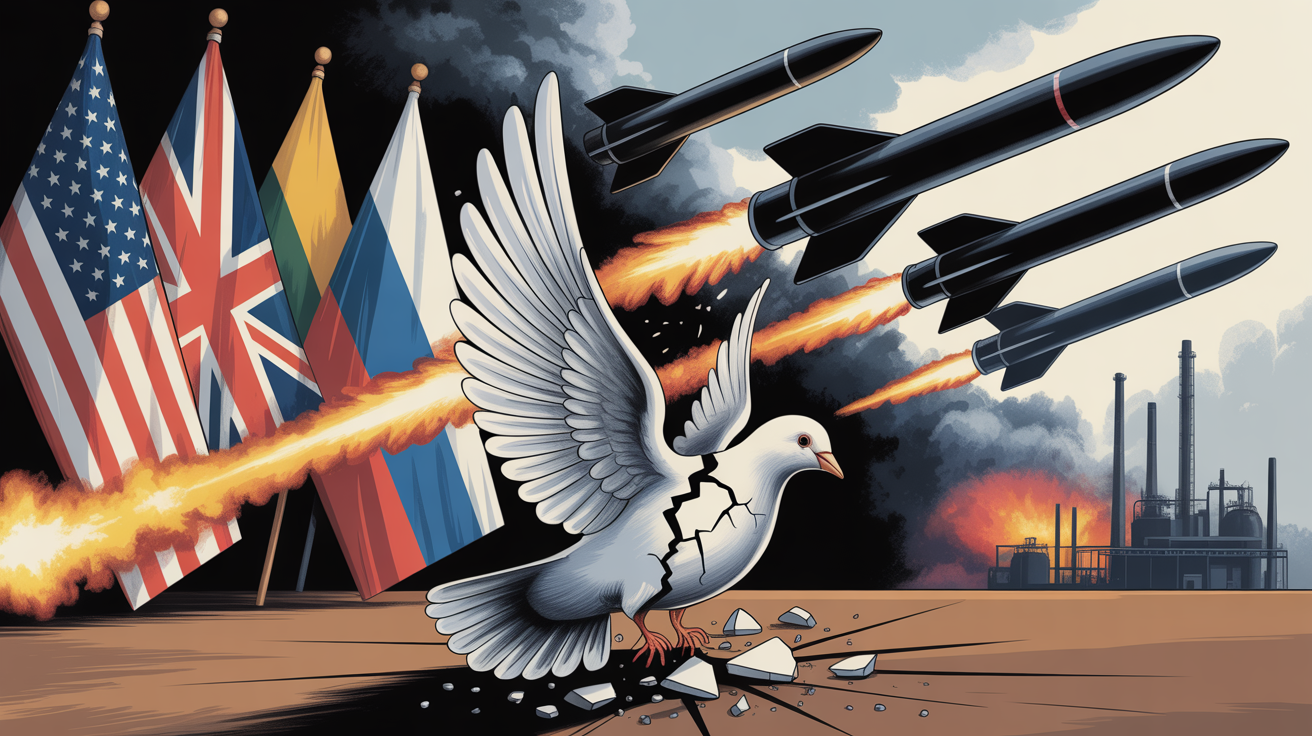 Ukrainian Storm Shadow Strike Hits Russian Chemical Plant as Peace Talks Collapse