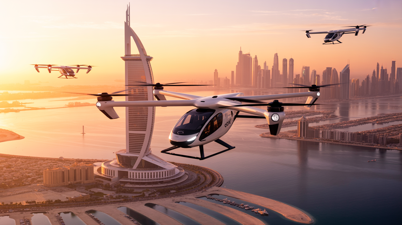 Dubai’s Skies Are About to Change Forever: The World’s First Electric Aerial Taxi Network Takes Shape