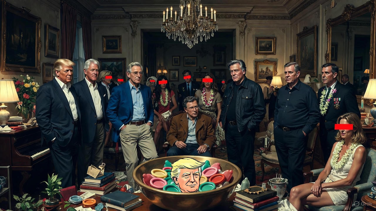 Shadows of the Elite: Epstein’s Newly Released Photos Ignite a Firestorm of Scandal and Suspicion