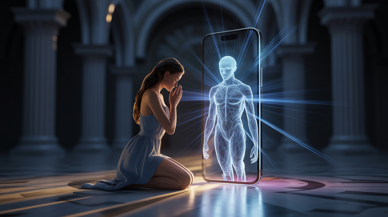 The Synthetic Daimon: Personal AI spirits as new religious infrastructure