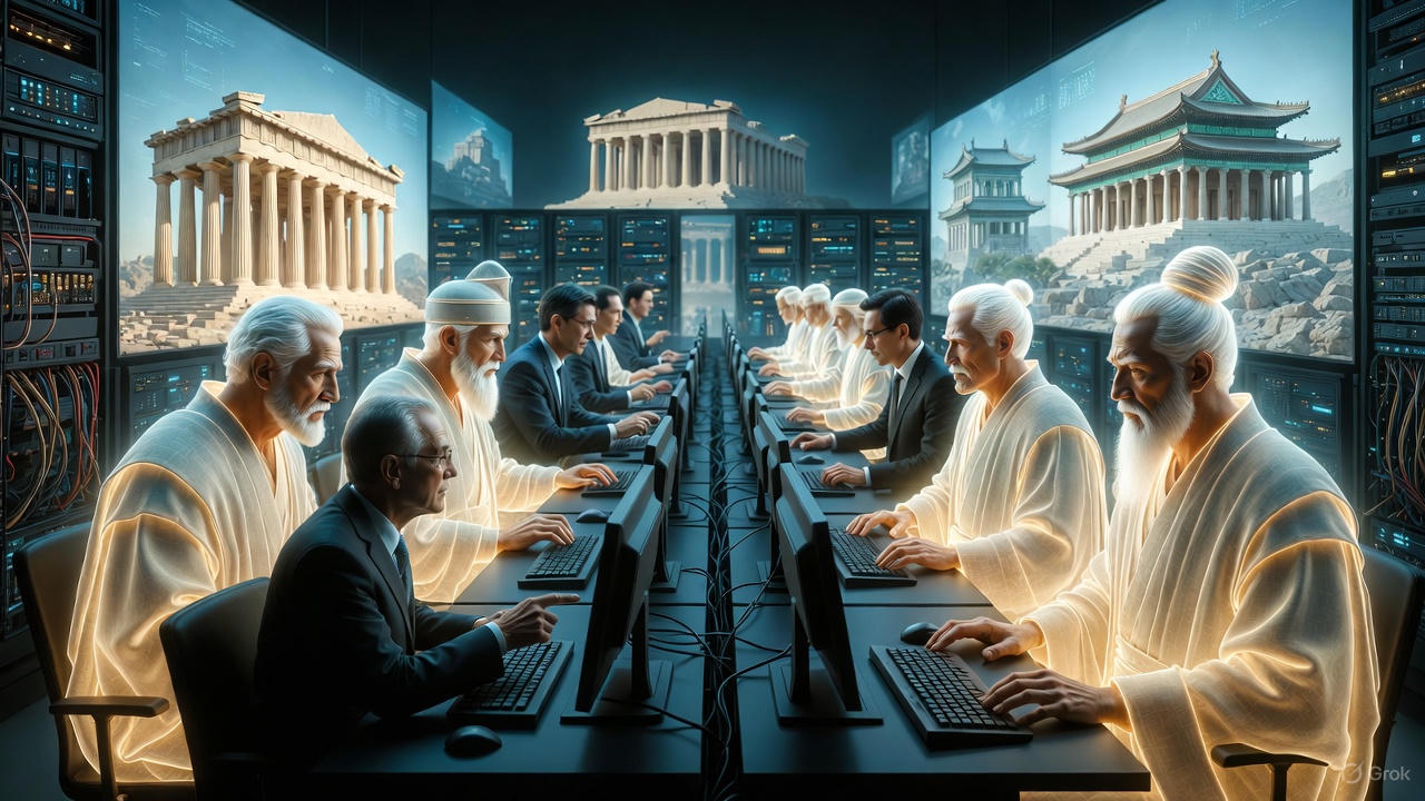 The Afterlife Stack: When dead civilizations run on artificial intelligence