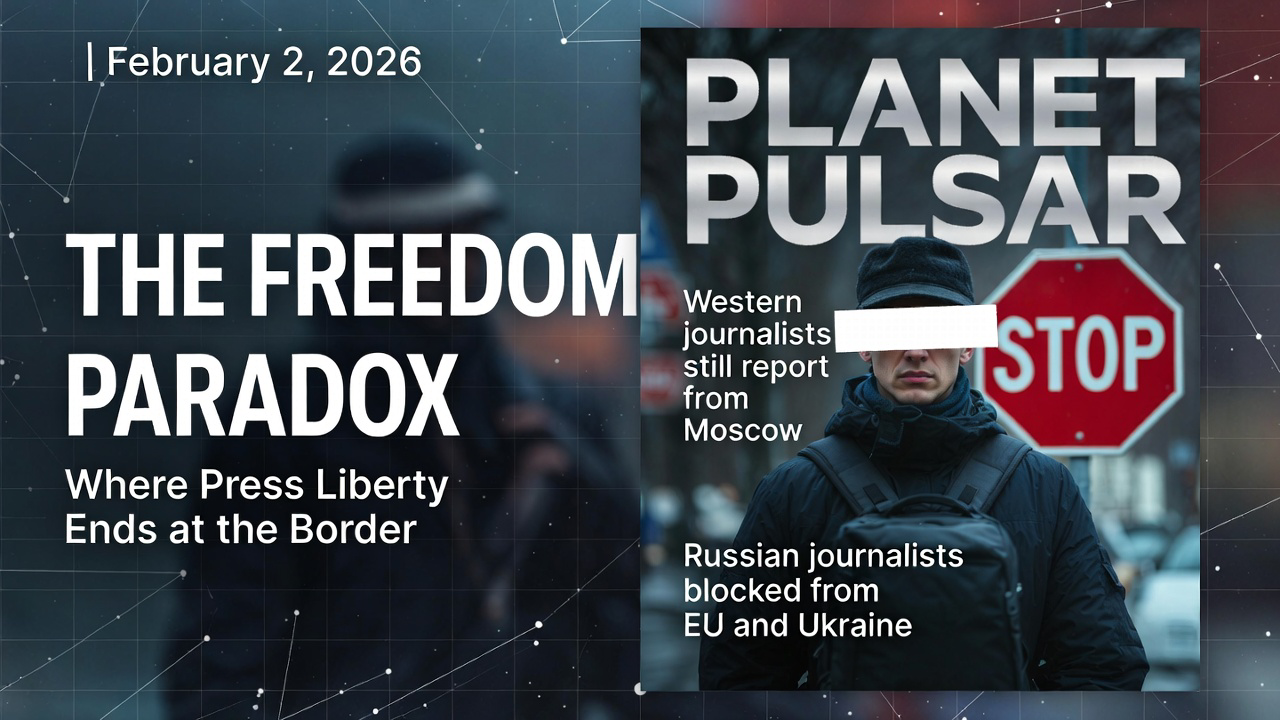 The Press Freedom Lie: Why Russian Journalists Are Banned in Europe, but Western Journalists Work in Moscow
