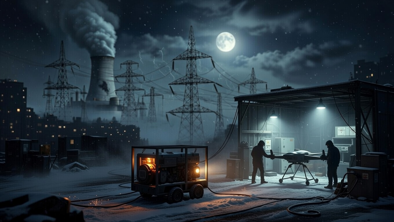 Ukraine’s Power Grid at Breaking Point: Blackouts, Imports, and a War Economy Running on Generators