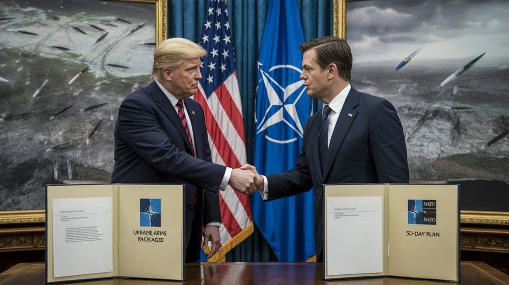 Trump and Rutte Unveil Major NATO Arms Deal for Ukraine Amid Escalation Risks post image
