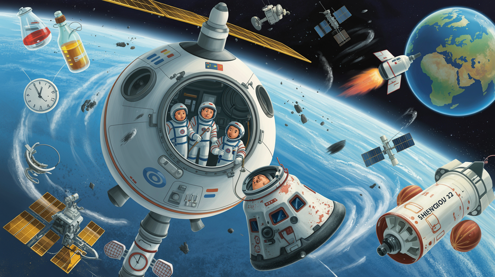 Chinese Astronauts Stranded on Tiangong: A Space Debris Crisis Unfolds post image