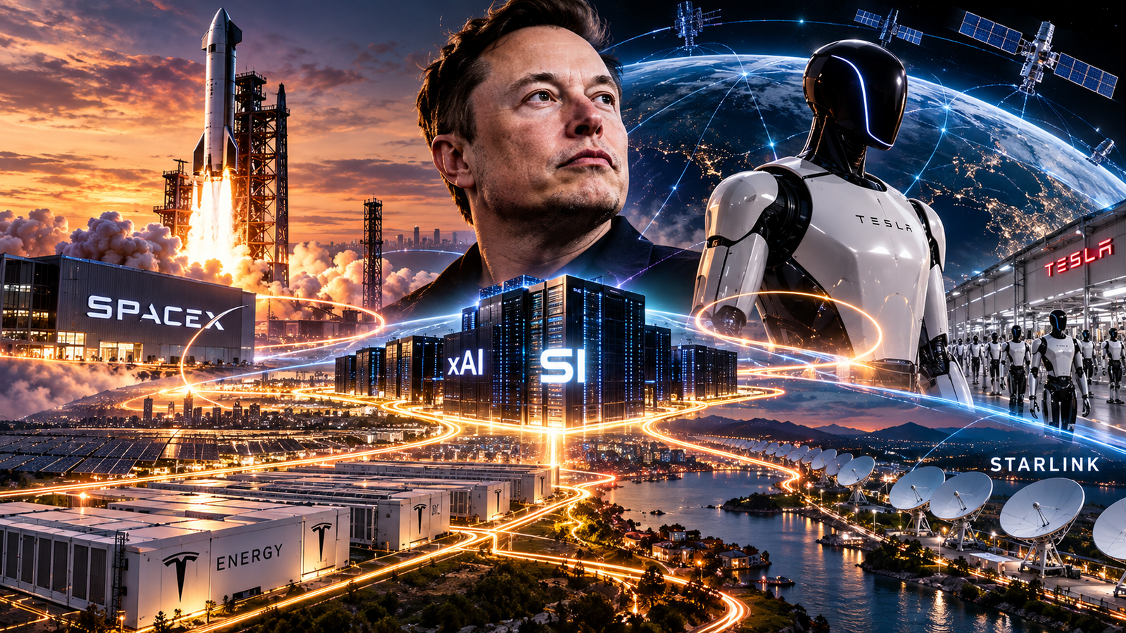 The architecture of a supercompany: why Musk wants rockets, robots and SI under one roof post image