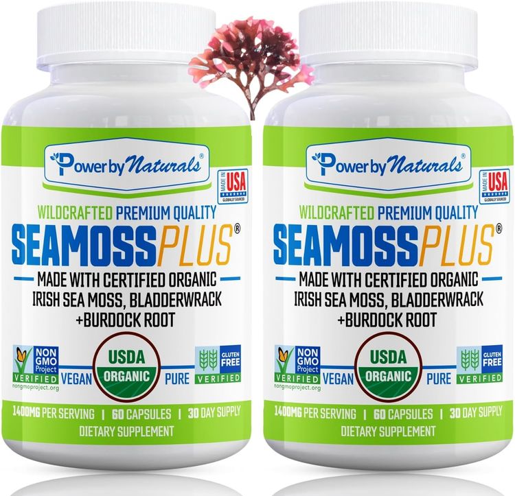 Naturals Sea Moss Plus - USDA Certified Organic