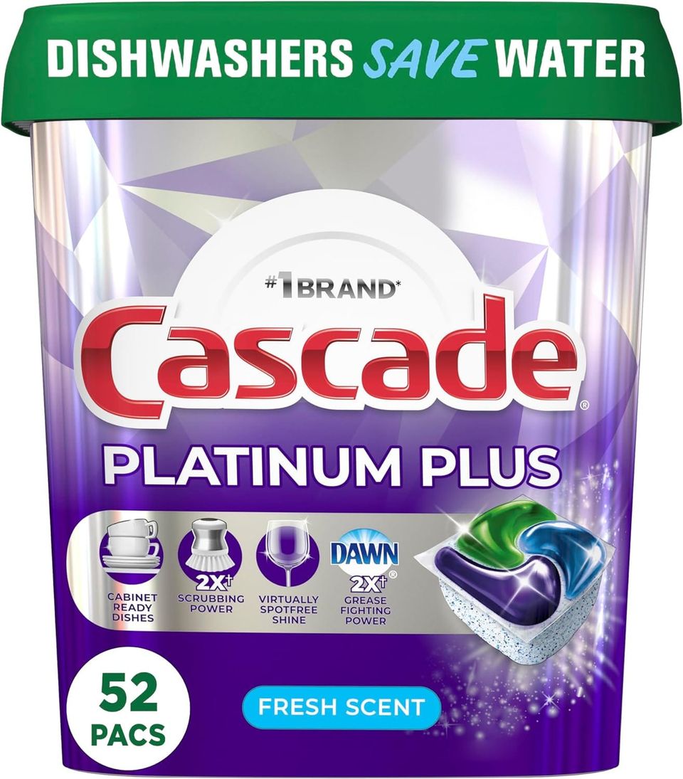 Cascade Platinum Plus Dishwasher Pod