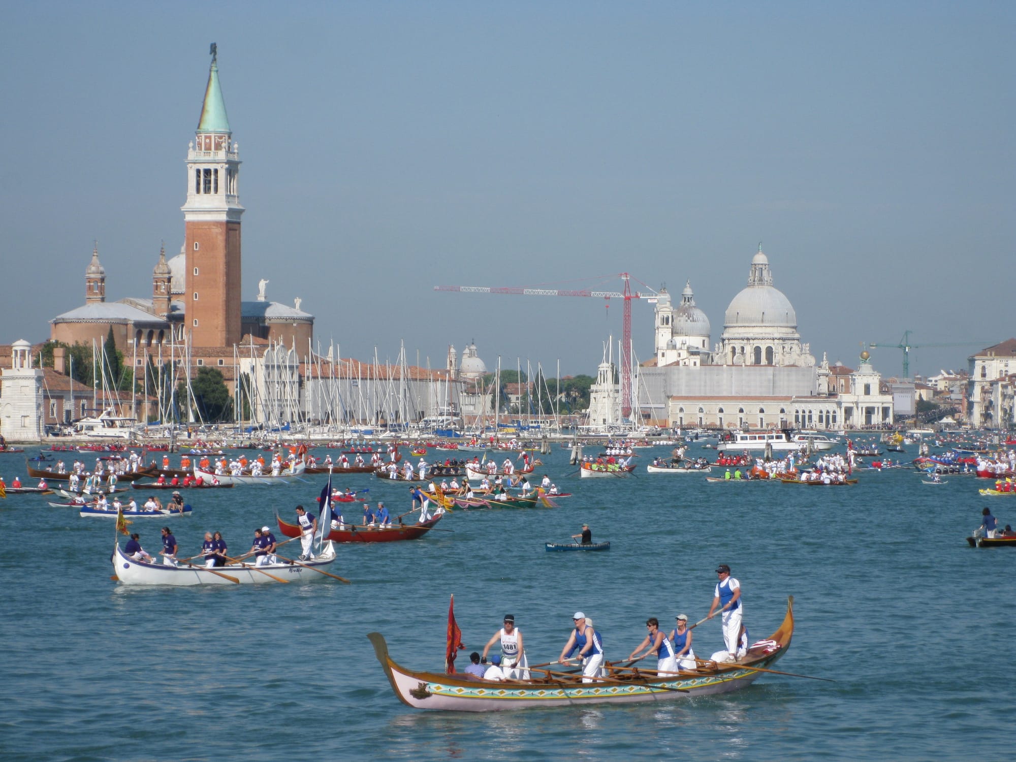 The Vogalonga, a rowing regatta in the Italian city of Venice