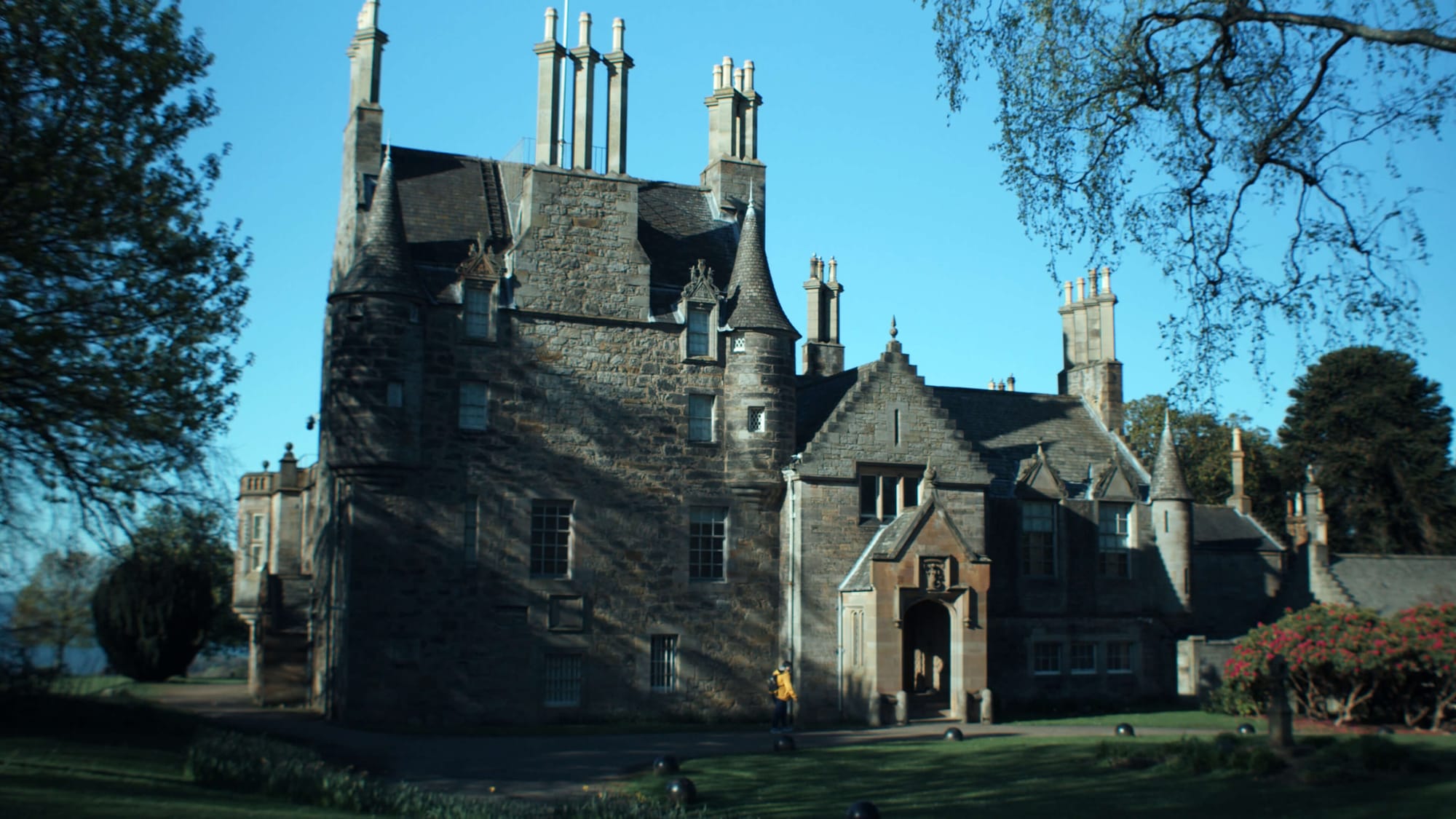 Lauriston Castle on a quiet spring morning