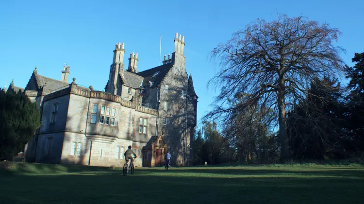 Lauriston Castle in Edinburgh on a sunny day