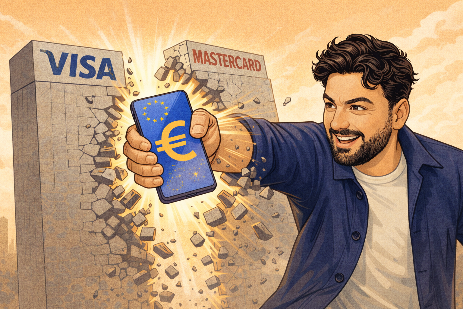 Face à Visa et Mastercard, l’Europe accélère sa riposte bancaire