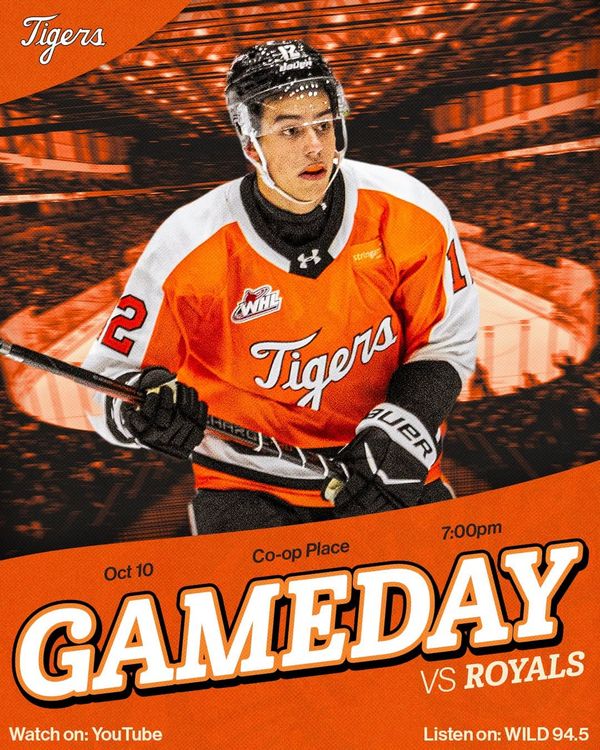 Medicine Hat Tigers host third-ranked Victoria Royals on Saturday