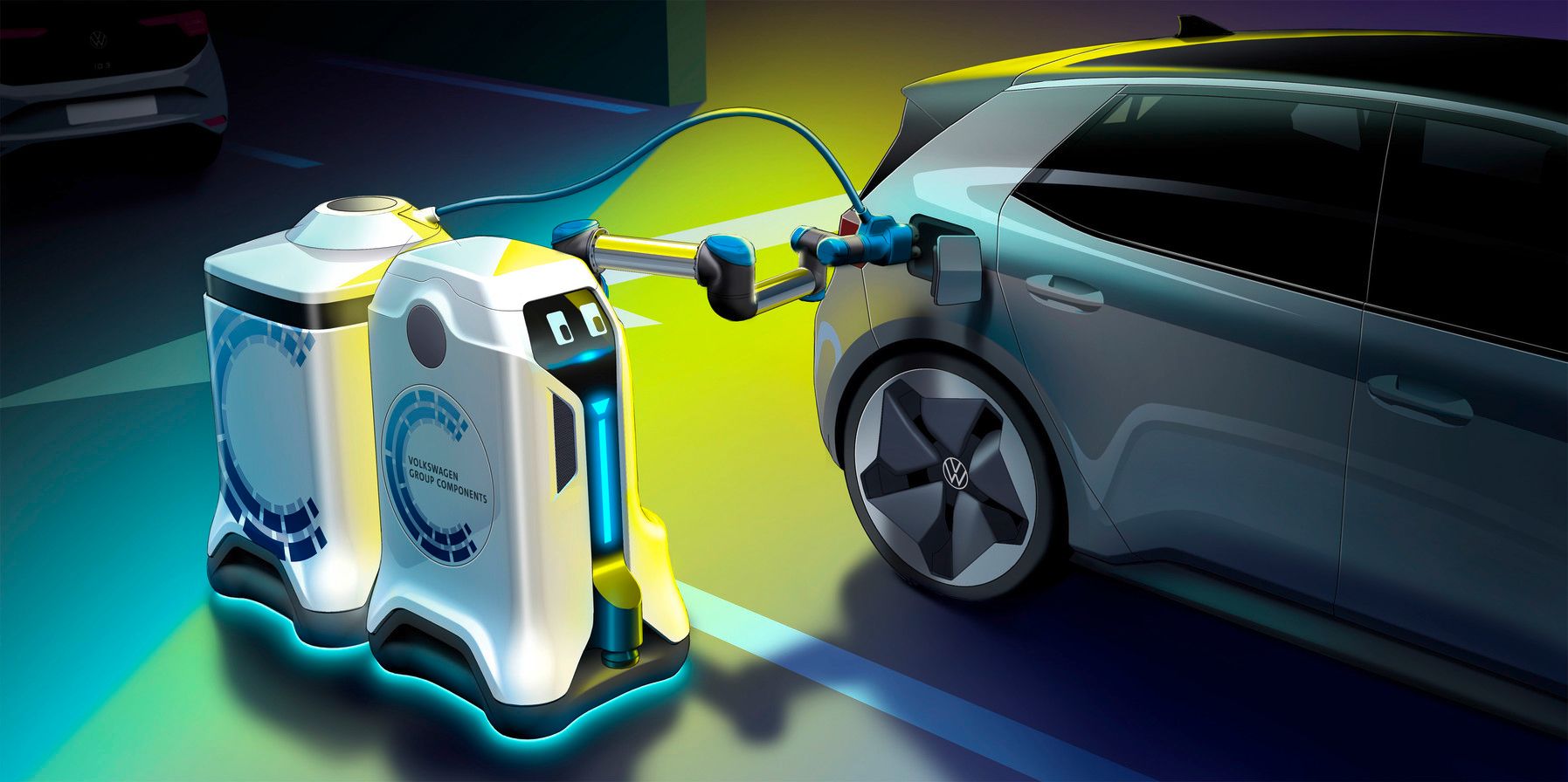 🔌 Laddroboten laddar elbilen där det inte finns fasta laddare