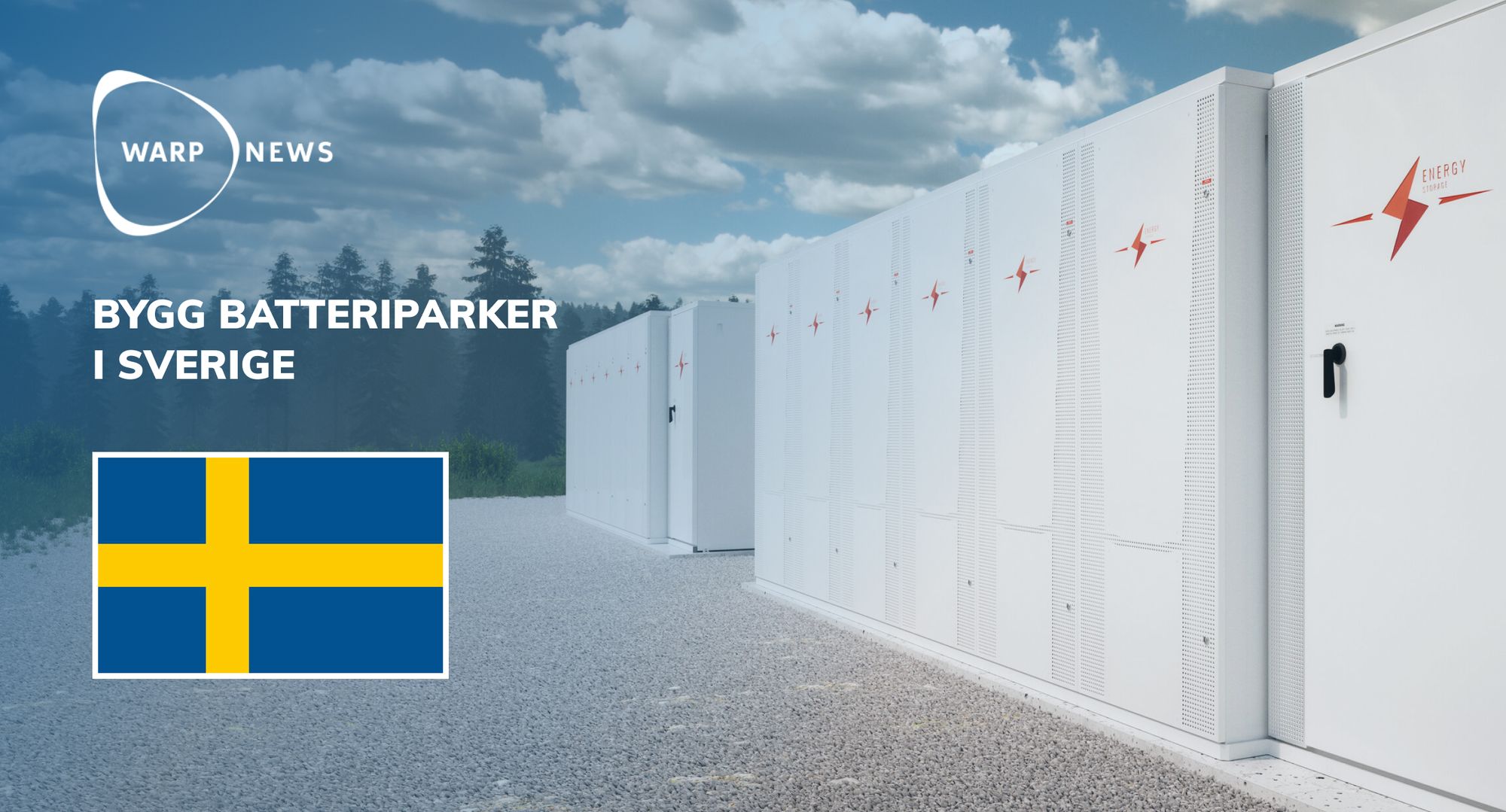 🔋 Stora batteriparker är snabba lösningen som gör att vi i Sverige både kan dammsuga och hålla industrin igång