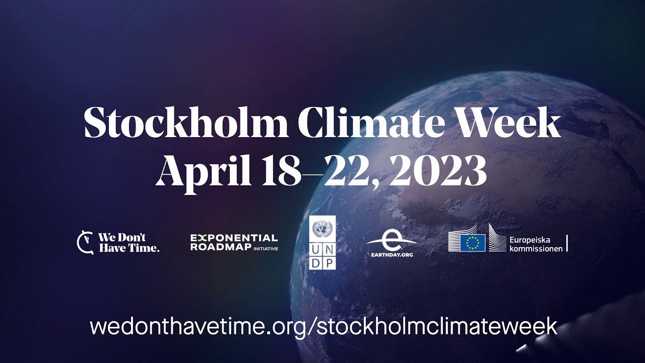 🌞 Välkommen till Stockholm Climate Week