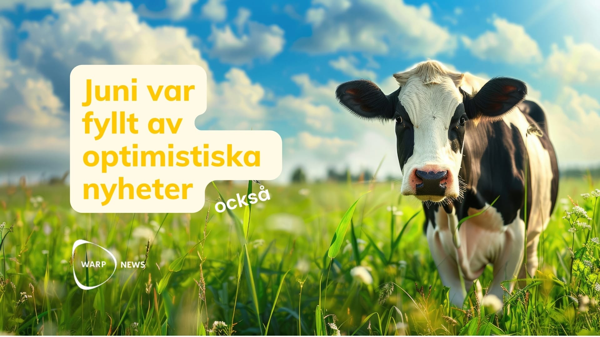 💡 22 faktabaserade optimistiska nyheter från juni