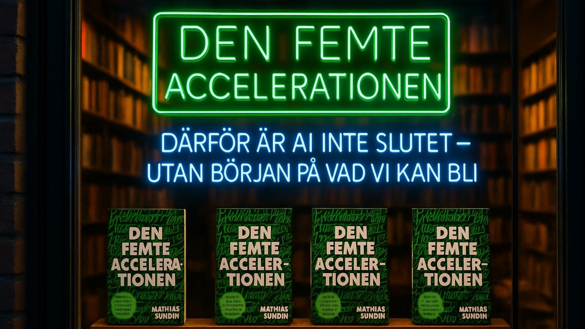 📗 Missa inte att förbeställa Den femte accelerationen (erbjudandet tar slut imorgon söndag‼️)