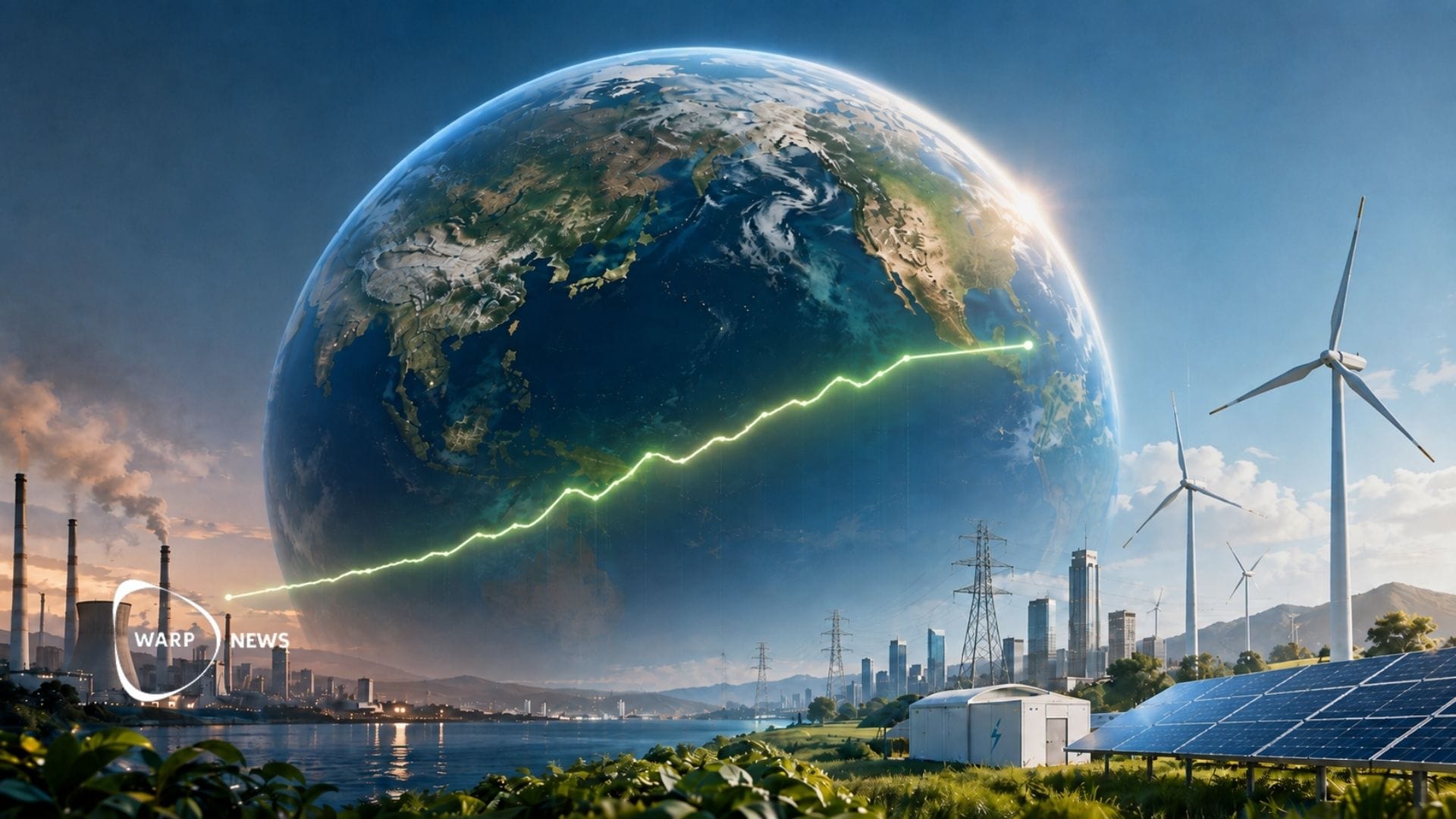 🌏 Världens utsläpp av växthusgaser har nästan slutat öka